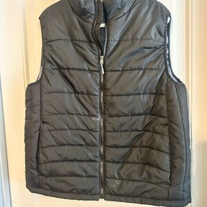 Pacific Trail Puffer Vest Men's Large Black Full Zip